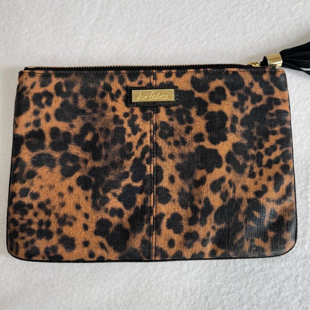 🎉😀CLEARANCE SALE!!😀🎉SAM EDELMAN Leopard Print Tassel Clutch